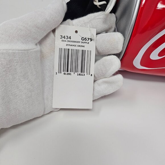 Lesportsac NWT Coke Coca-Cola Eva Crossbody Duffle Dynamic Drink - Picture 8 of 10